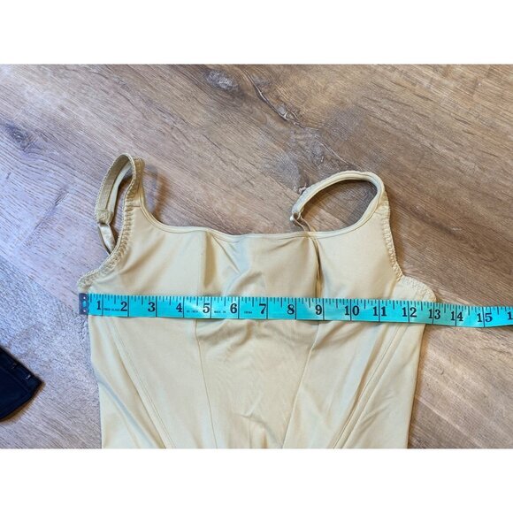 Y2K Victorias Secret Longline Strapless Bra Corset Lot Of 3 Beige & Black Nylon - Picture 11 of 11